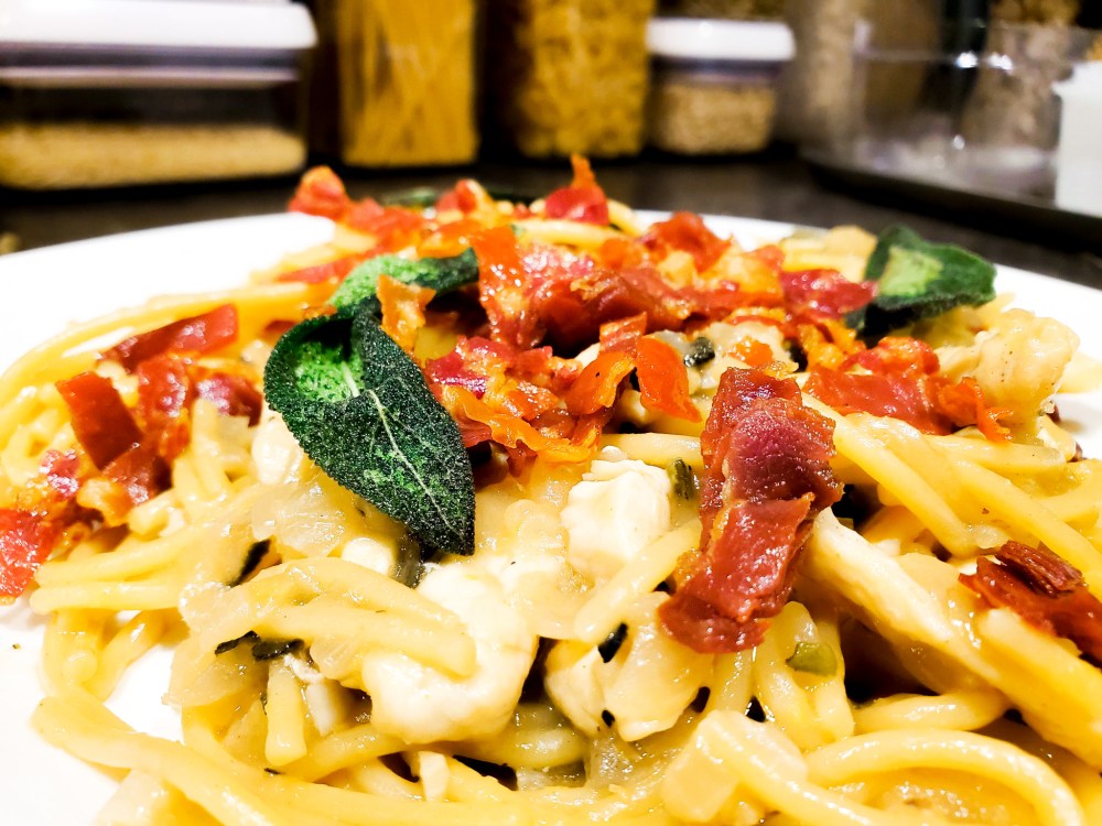 Skillet Saltimbocca Spaghetti (America’s Test Kitchen recipe)